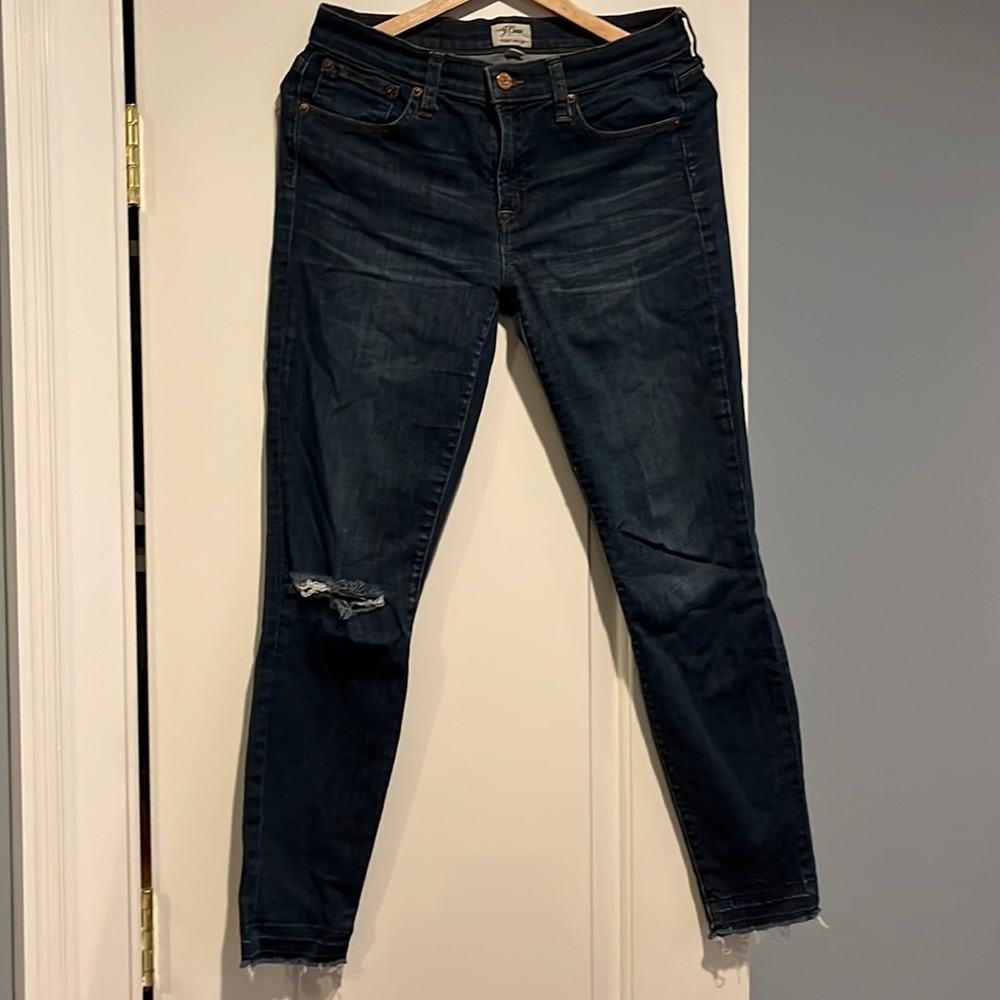 J Crew toothpick jeans size 28